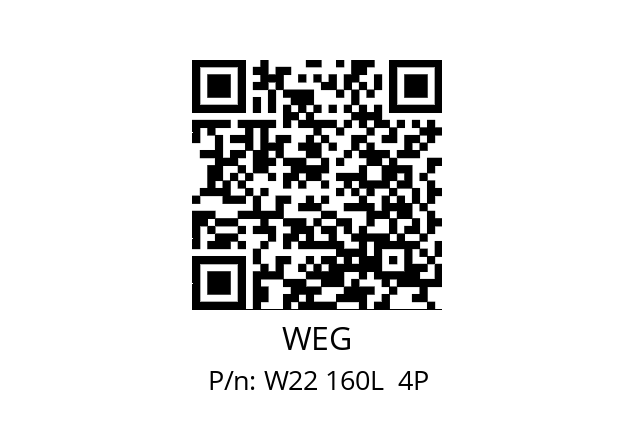   WEG W22 160L  4P