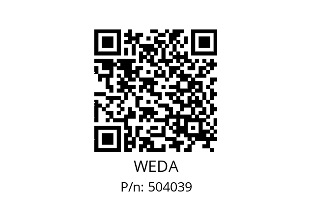   WEDA 504039