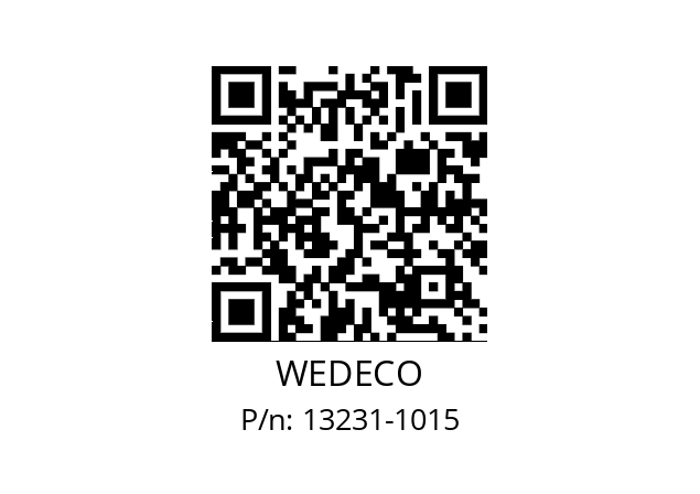   WEDECO 13231-1015