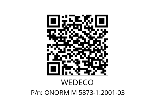   WEDECO ONORM M 5873-1:2001-03