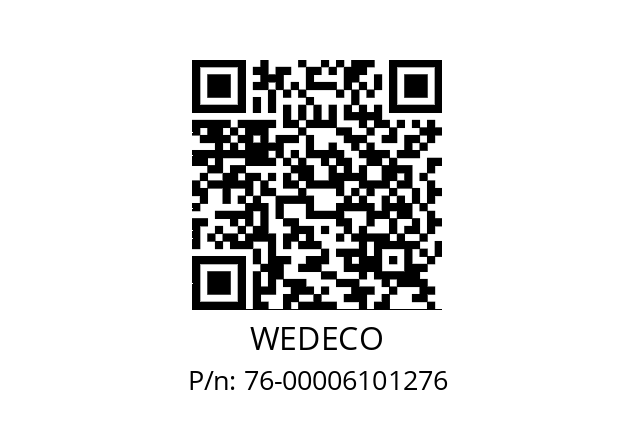   WEDECO 76-00006101276