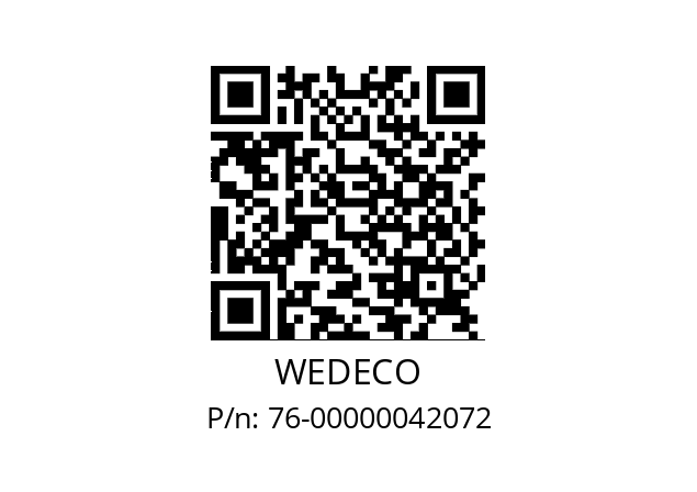   WEDECO 76-00000042072