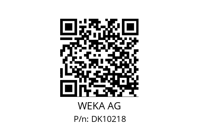   WEKA AG DK10218