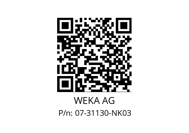   WEKA AG 07-31130-NK03