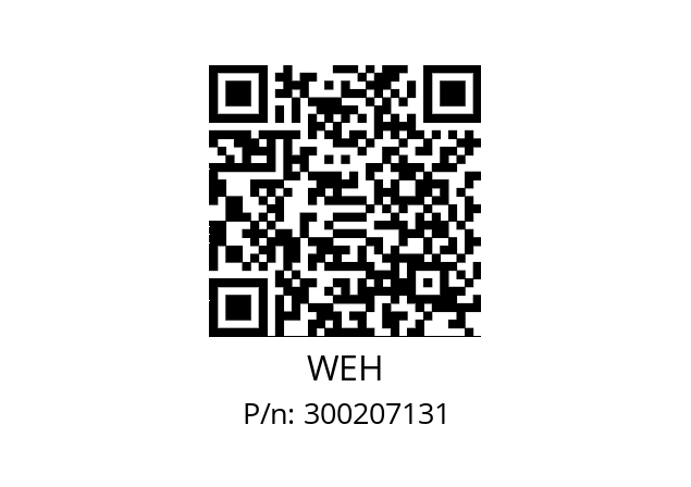   WEH 300207131