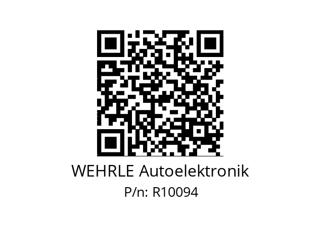   WEHRLE Autoelektronik R10094