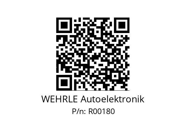   WEHRLE Autoelektronik R00180