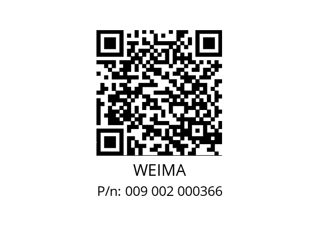   WEIMA 009 002 000366