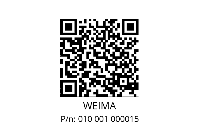   WEIMA 010 001 000015