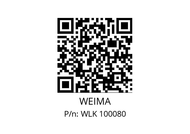   WEIMA WLK 100080