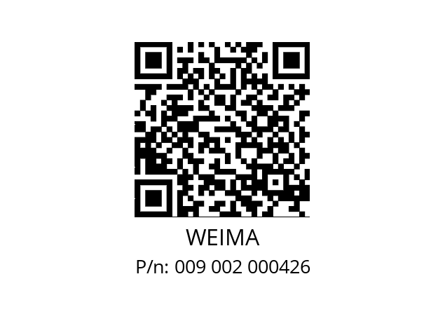   WEIMA 009 002 000426