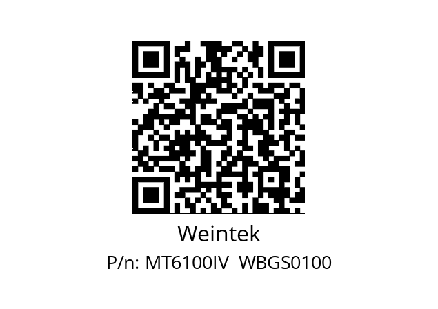   Weintek MT6100IV  WBGS0100