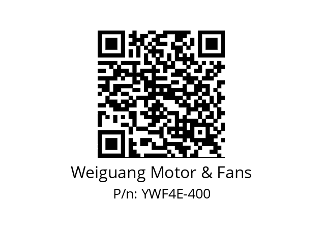   Weiguang Motor & Fans YWF4E-400