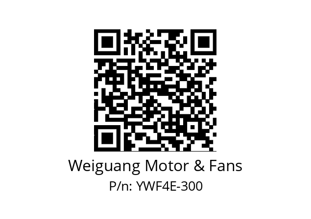   Weiguang Motor & Fans YWF4E-300