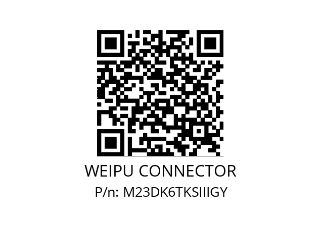   WEIPU CONNECTOR M23DK6TKSIIIGY