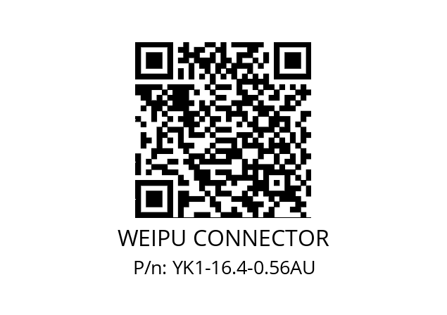   WEIPU CONNECTOR YK1-16.4-0.56AU