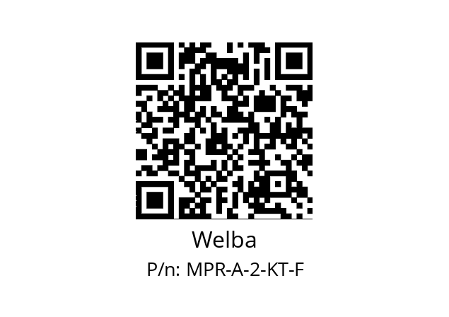   Welba MPR-A-2-KT-F