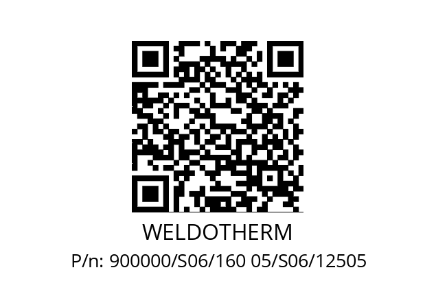   WELDOTHERM 900000/S06/160 05/S06/12505