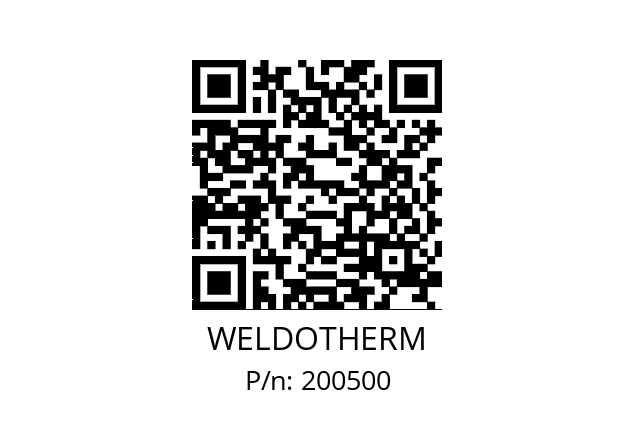   WELDOTHERM 200500