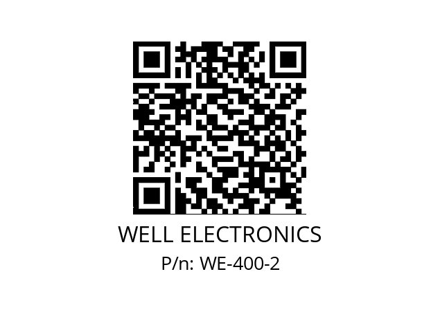   WELL ELECTRONICS WE-400-2