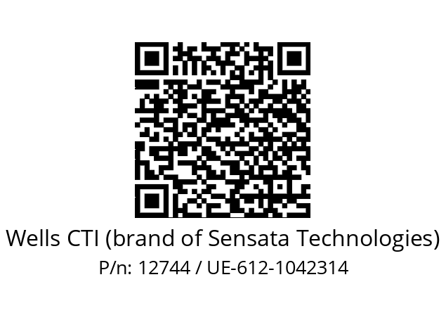   Wells CTI (brand of Sensata Technologies) 12744 / UE-612-1042314