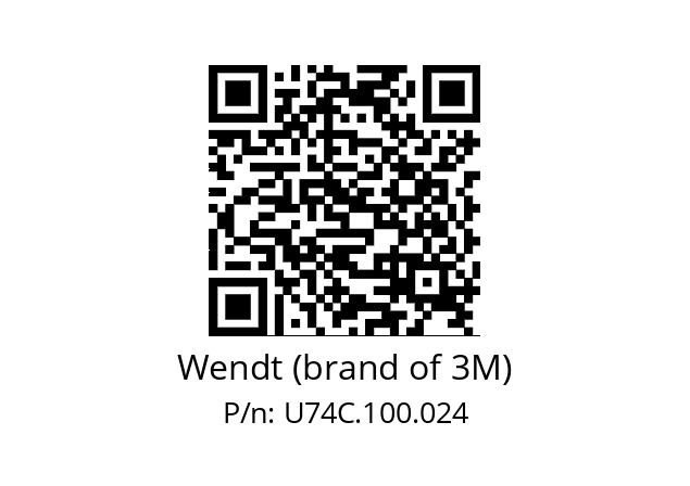   Wendt (brand of 3M) U74C.100.024