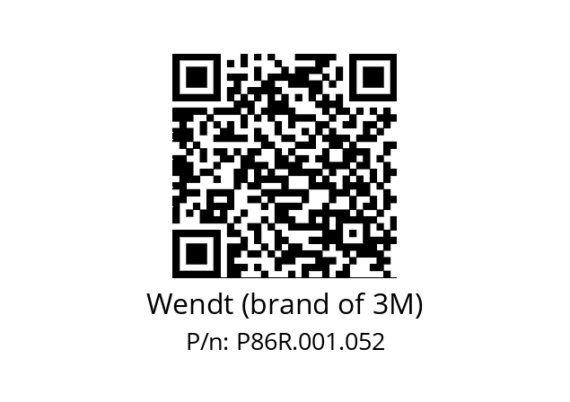   Wendt (brand of 3M) P86R.001.052