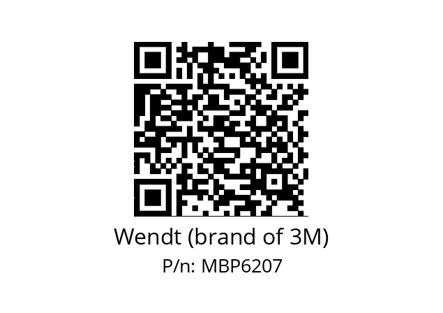   Wendt (brand of 3M) MBP6207