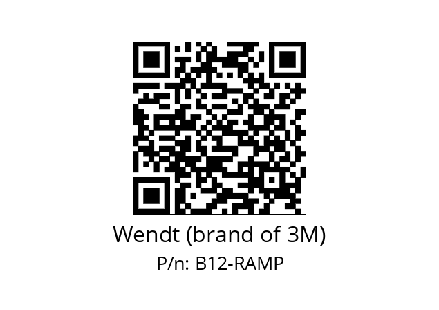   Wendt (brand of 3M) B12-RAMP