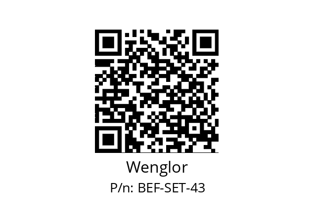   Wenglor BEF-SET-43