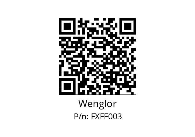   Wenglor FXFF003