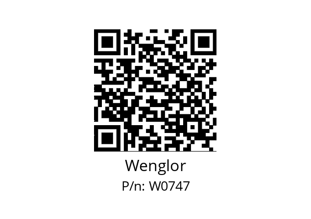   Wenglor W0747