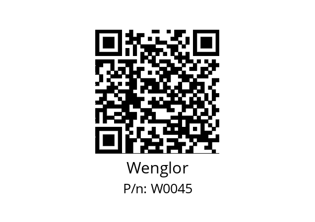   Wenglor W0045