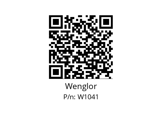   Wenglor W1041