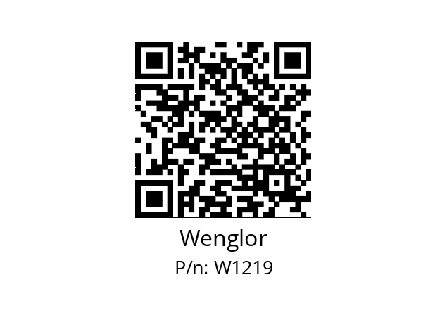   Wenglor W1219