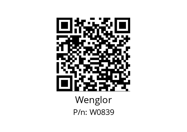   Wenglor W0839