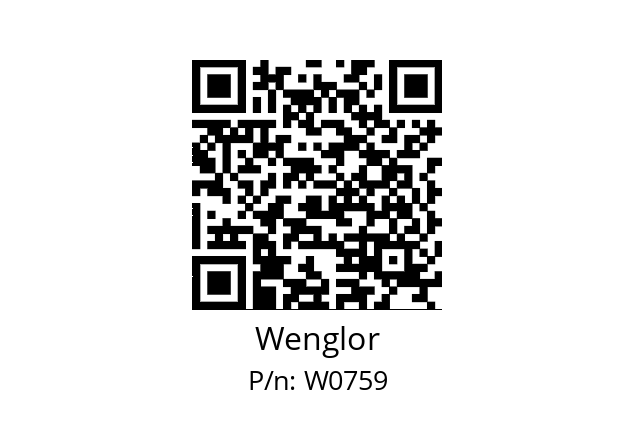   Wenglor W0759