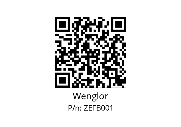   Wenglor ZEFB001