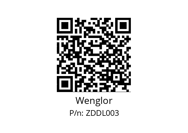   Wenglor ZDDL003