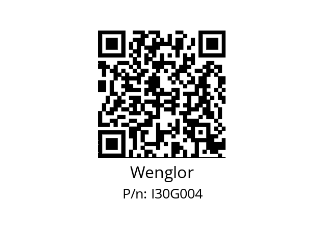   Wenglor I30G004