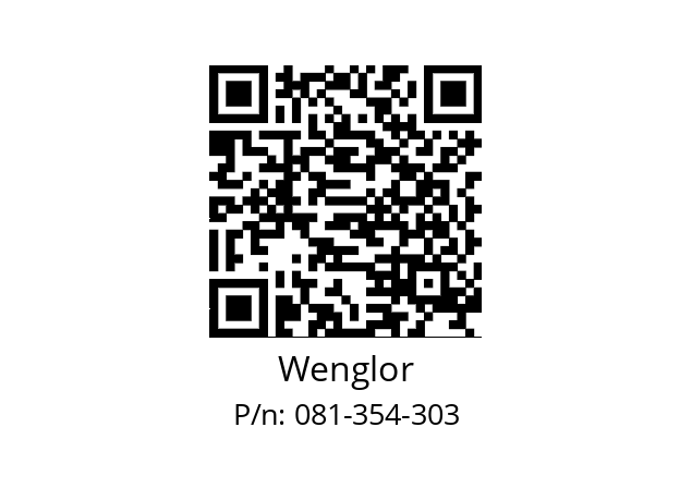   Wenglor 081-354-303