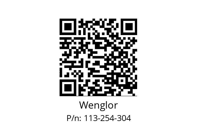   Wenglor 113-254-304