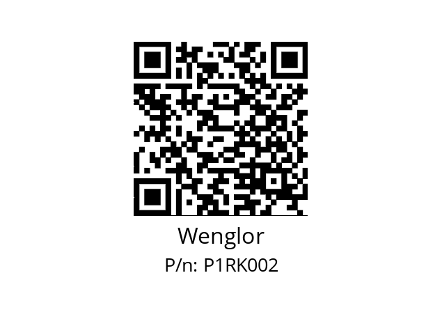   Wenglor P1RK002