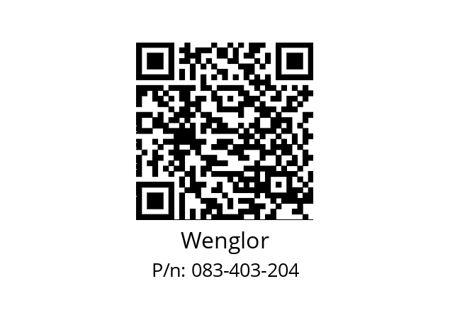   Wenglor 083-403-204