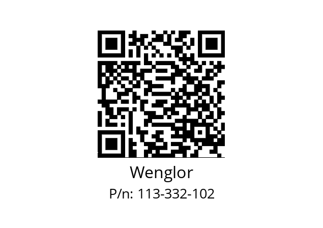   Wenglor 113-332-102