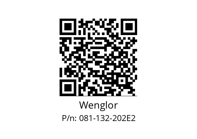   Wenglor 081-132-202E2