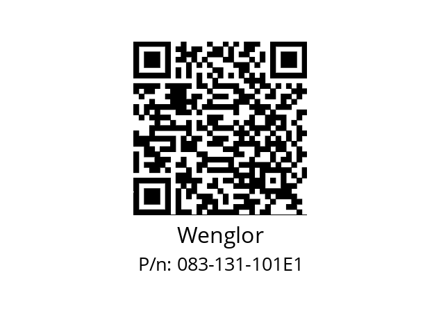   Wenglor 083-131-101E1