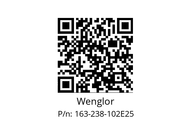   Wenglor 163-238-102E25