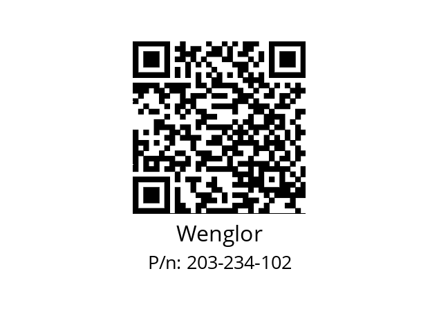   Wenglor 203-234-102