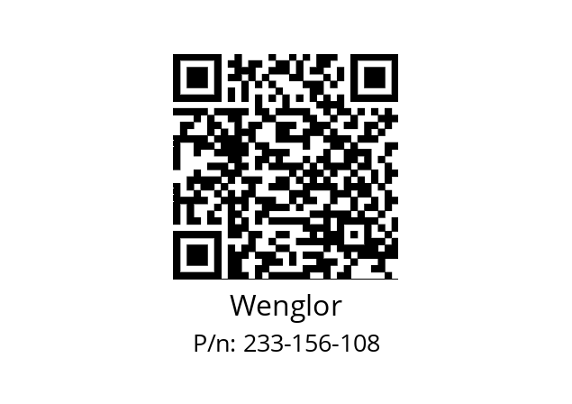   Wenglor 233-156-108